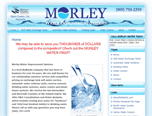 Tablet Screenshot of morleywaterinc.com